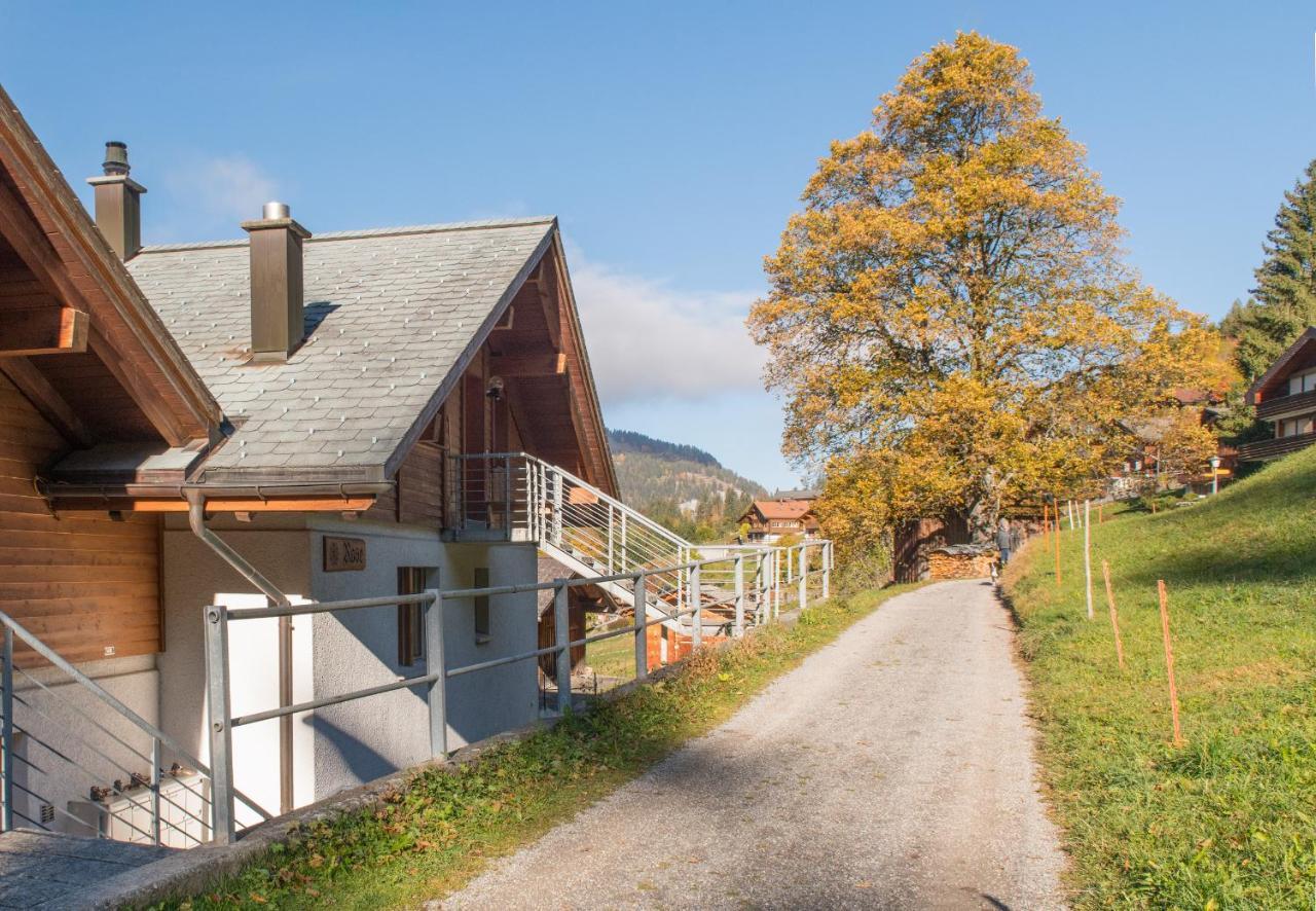 Chalet Rose Penthouse Wengen Bagian luar foto