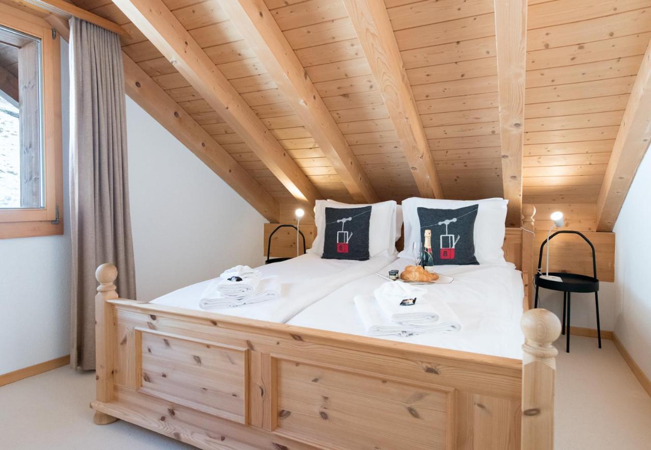 Chalet Rose Penthouse Wengen Bagian luar foto