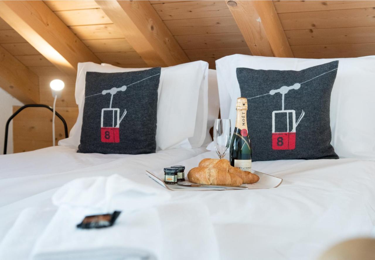 Chalet Rose Penthouse Wengen Bagian luar foto
